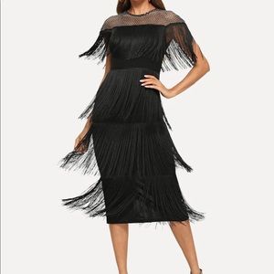 Fringe Midi Dress